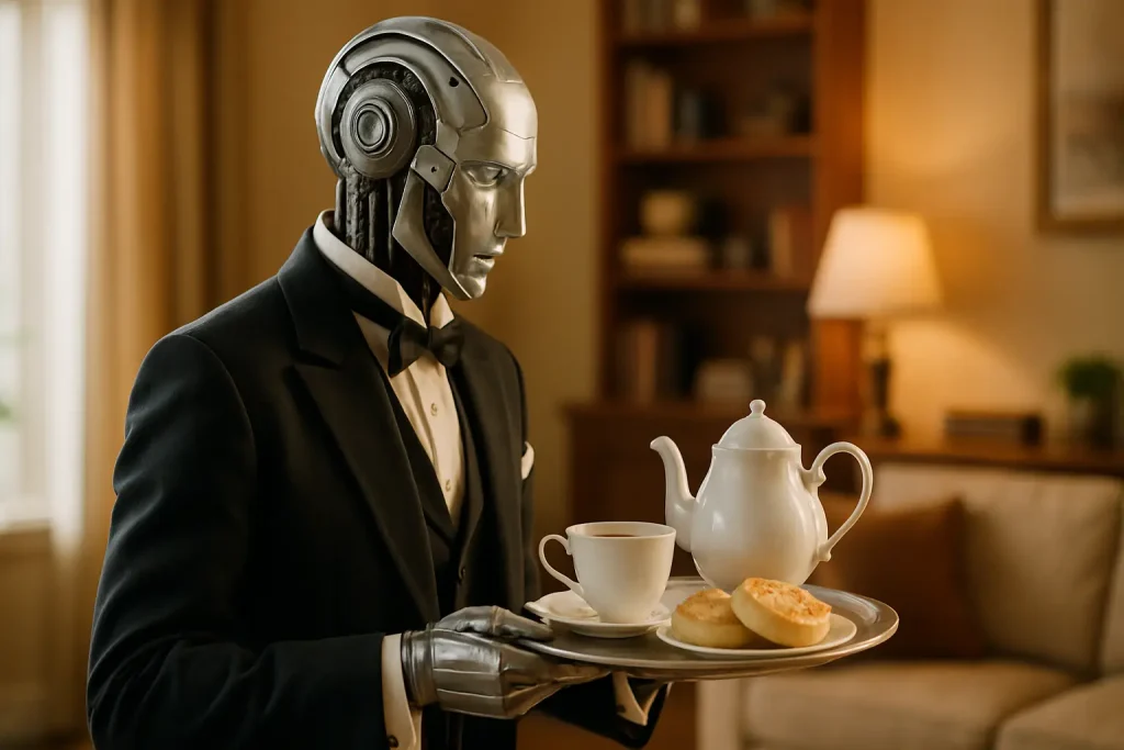 Robot butler in a suit: The country your robot is made in could affect its manners