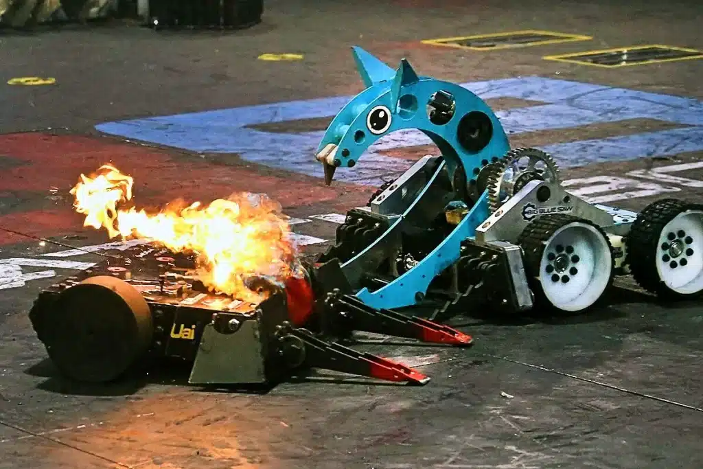 Battlebots: robots fighting robots