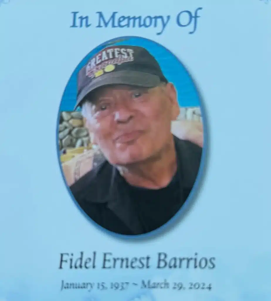 Grief tech: Memorial photo of Grandpa