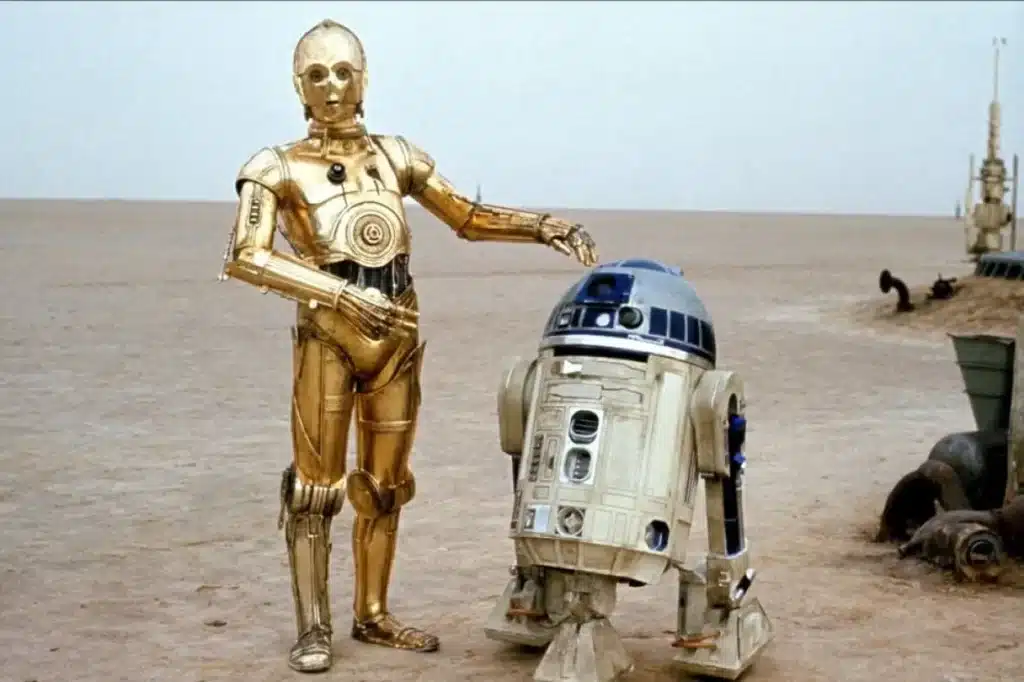 Cute robots: R2-D2 and C-3PO