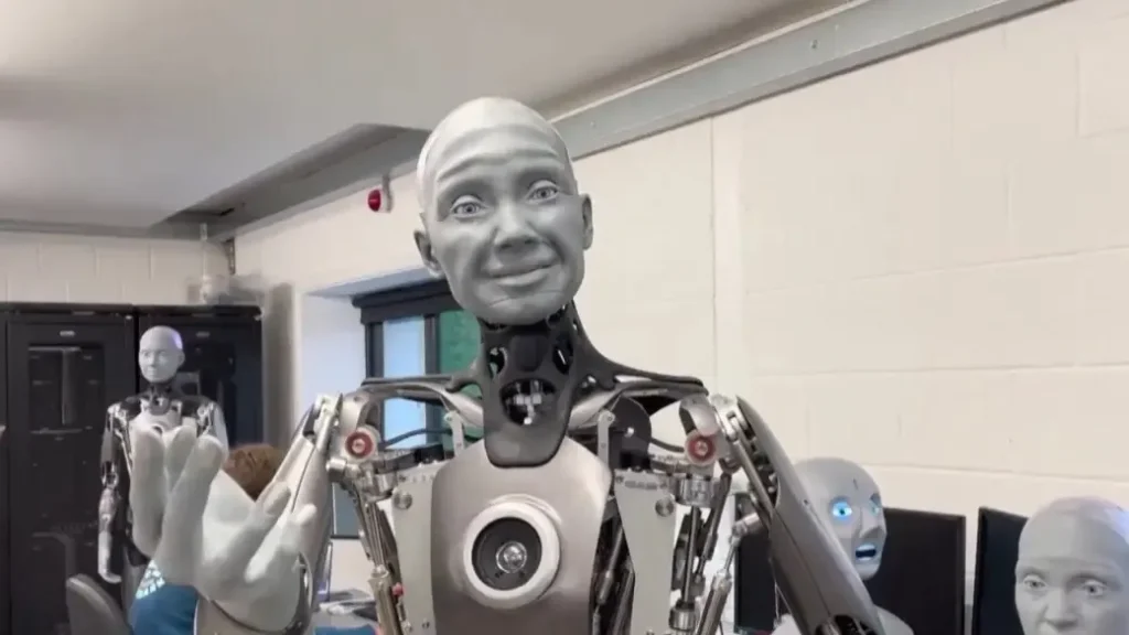 Ameca the humanoid is one of the top humanoid robots
